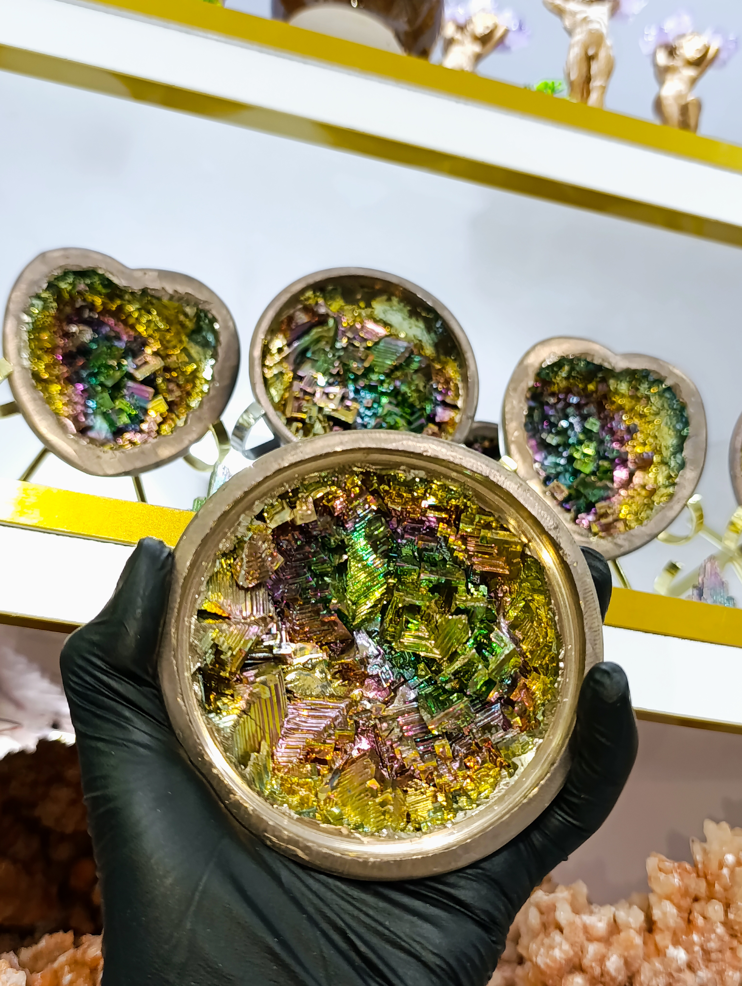 کاسه سنگ  (غیر طبیعی)بیسموت کلکسیونی