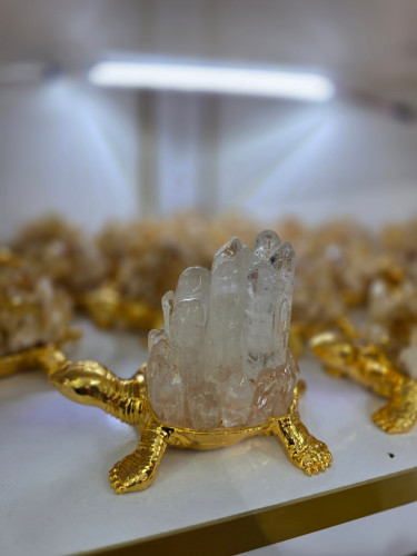 دکوری لاکپشت کریستال کوارتز